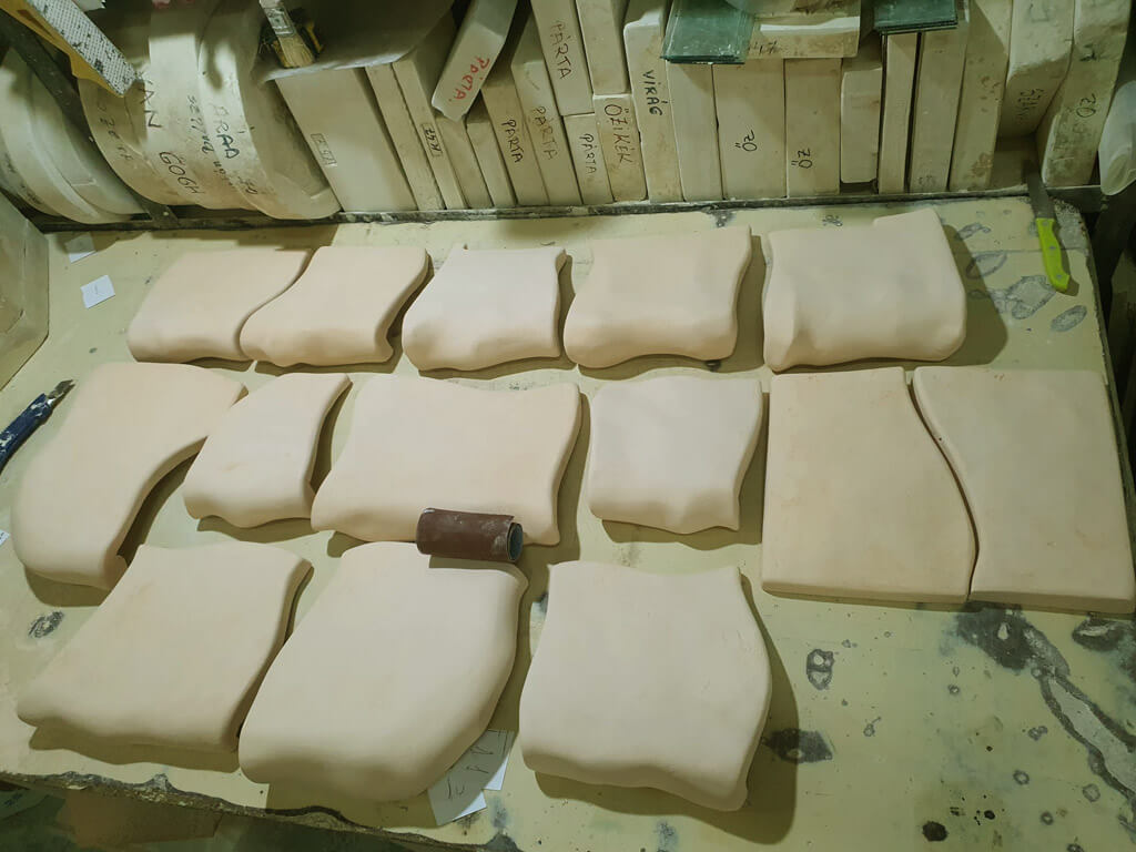 brau organic din ceramica pentru semineu